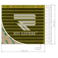 12 Kontaktleisten selbstklebend 1,27 mm Pitch 2