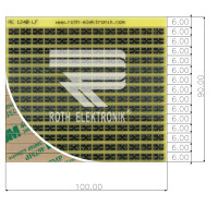 12 Kontaktleisten selbstklebend Quadro-Pads