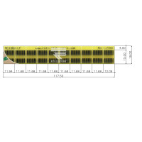 10 SO16-Adapter selbstklebend 1,27 mm Pitch