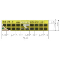 10 MSOP8- &amp; MSOP16-Adapter selbstklebend