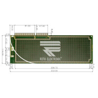 Roth Elektronik - RE429-LF Europlatine AT-Bus FR4 RM 2,54...