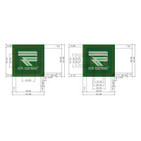 Roth Elektronik - RE460-04 Europlatine SMD-Adapter QFP...