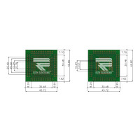 Roth Elektronik - RE460-05 Europlatine SMD-Adapter QFP...