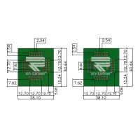 Roth Elektronik - RE460-06 Europlatine SMD-Adapter PLCC...