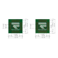 Roth Elektronik - RE470-04 Europlatine SMD-Adapter QFP...