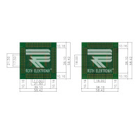 Roth Elektronik - RE470-05 Europlatine SMD-Adapter QFP...