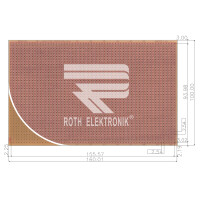 Roth Elektronik - RE512-HP Europlatine Laborkarte FR2 RM...