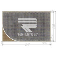 Roth Elektronik - RE512-LF Europlatine Laborkarte FR4 RM...