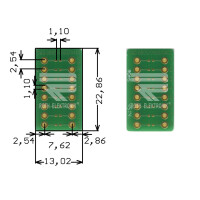 Roth Elektronik - RE905 Europlatine Adapter SMD-Bauteile...