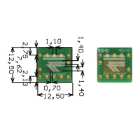 Roth Elektronik - RE907 Europlatine Adapter SOT23-10 0,95...