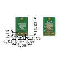 Roth Elektronik - RE909 Europlatine Adapter SOT23-3 0,95...