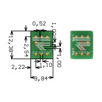 Roth Elektronik - RE915 Europlatine Adapter SC70-6,...