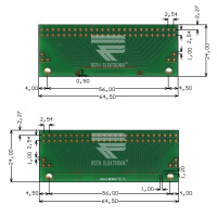 Roth Elektronik - RE918 Europlatine Adapter Molex FPC/FFC...