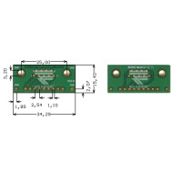 Roth Elektronik - RE919 Europlatine Adapter RS232 RM 2,54...