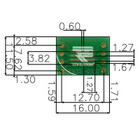 Roth Elektronik - RE932-01ST Europlatine Adapter SO 8...