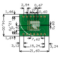 Roth Elektronik - RE932-03ST Europlatine Adapter SO 14...