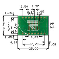 Roth Elektronik - RE932-04ST Europlatine Adapter SO 16...