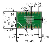 Roth Elektronik - RE933-03ST Europlatine Adapter TSSOP 16...