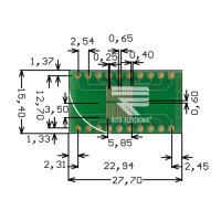 Roth Elektronik - RE933-04ST Europlatine Adapter TSSOP 20...