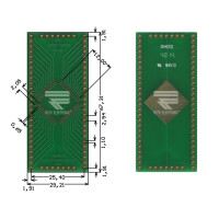 Roth Elektronik - RE965-09 Europlatine Multiadapter QFP52...